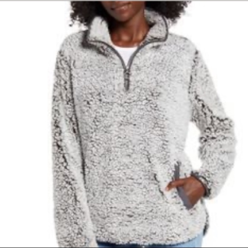NWT Thread & Supply Charcoal Wubby Pullover - XS!